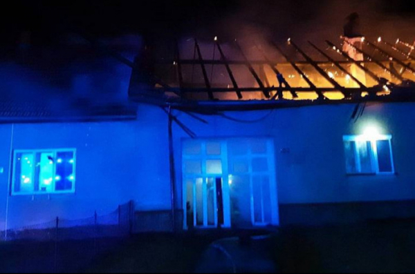 Požár rodinného domu v Bohdalově u Žďáru nad Sázavou