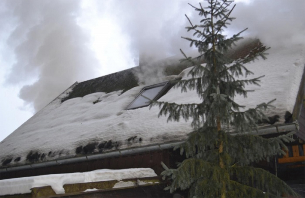 V oboře hořela lovecká chata, škoda se vyšplhala na 800 tisíc korun